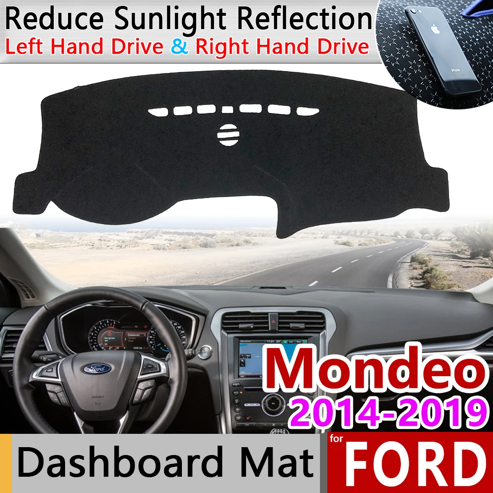 Для Ford Mondeo MK5 2014 ~ 2019 Противоскользящий коврик приборная панель крышка
