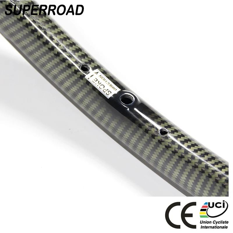 Special Price 27mm Wide 38mm Deep Carbon Offset Tubeless Rims Asymmetric Bike 700C | Спорт и развлечения