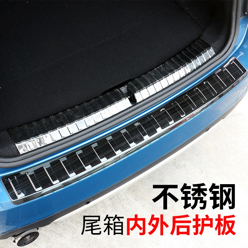 

1 шт. углеродное волокно багажник автомобиля внешний внутренний защитный порог машины полоска наклейки Стайлинг для BMW MINI земляк F54 F55 F56 F60 R60