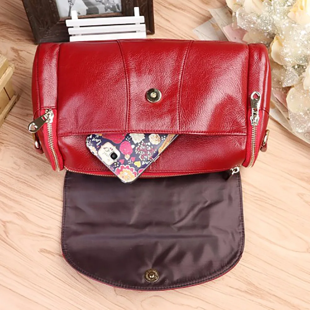 Сумка мессенджер из натуральной воловьей кожи на одно плечо для женщин|handbag new|brand