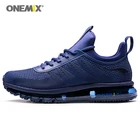 Мужские кроссовки ONEMIX, сезон 2021, Atheltic обувь для мужчин, спортивная обувь с высоким верхом, синие уличные кроссовки, сетчатая дышащая Спортивная обувь для прогулок