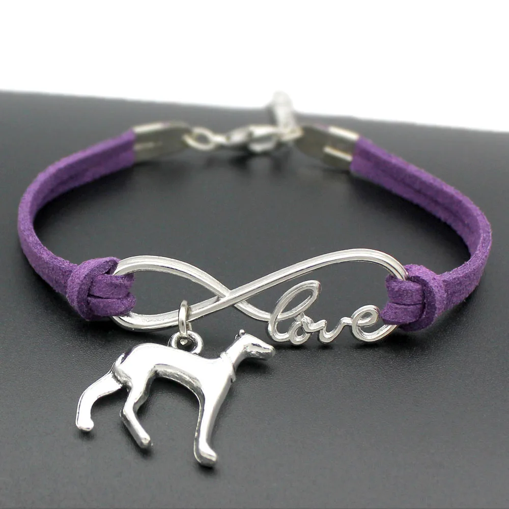 Браслет талисман с надписью Love Greyhound|jewelry for men|infinity lovecharm bracelet |