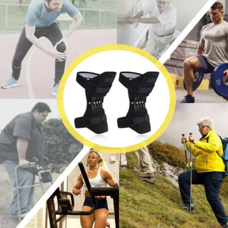 1 шт. унисекс Электрический подъемник поддержка Наколенники мощный отскок Весна