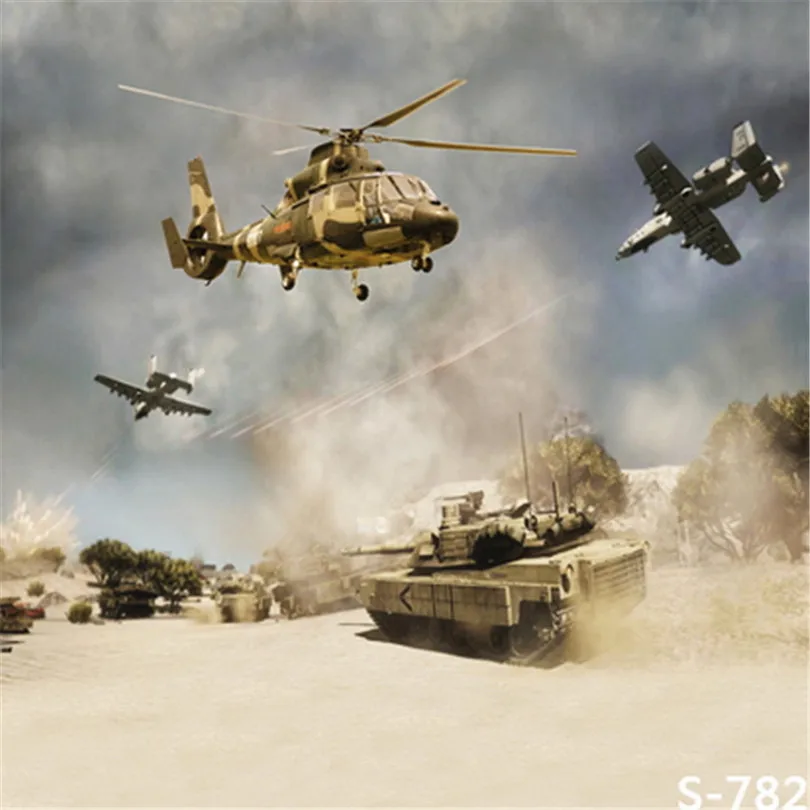 

150*200 см военный самолет фотографии фон для фотосъемки с цифровой печатью бак на пляж Мальчик фон для фотосъемки на день рождения Фотофон для...