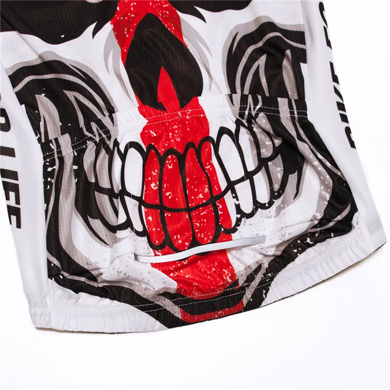 

Weimostar Red Skull Bike Jersey Summer 100% Polyester Cycling Jersey Men Summer Team Racing mtb Bicycle Clothing Ropa Ciclismo