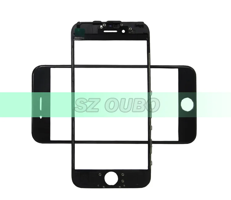 Оригинал Холодного Отжима Переднее Стекло Объектива Рамка С ОСА Фильм Для iPhone 6 s