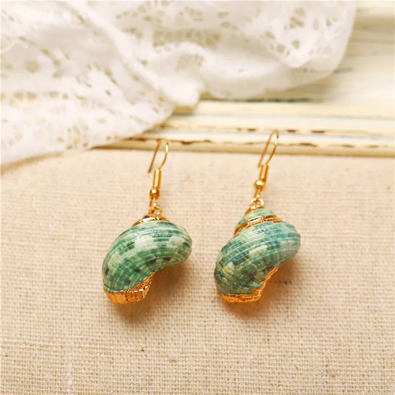 AY ZA трендовые серьги с имитацией жемчуга для женщин девочек Boho черный зеленый