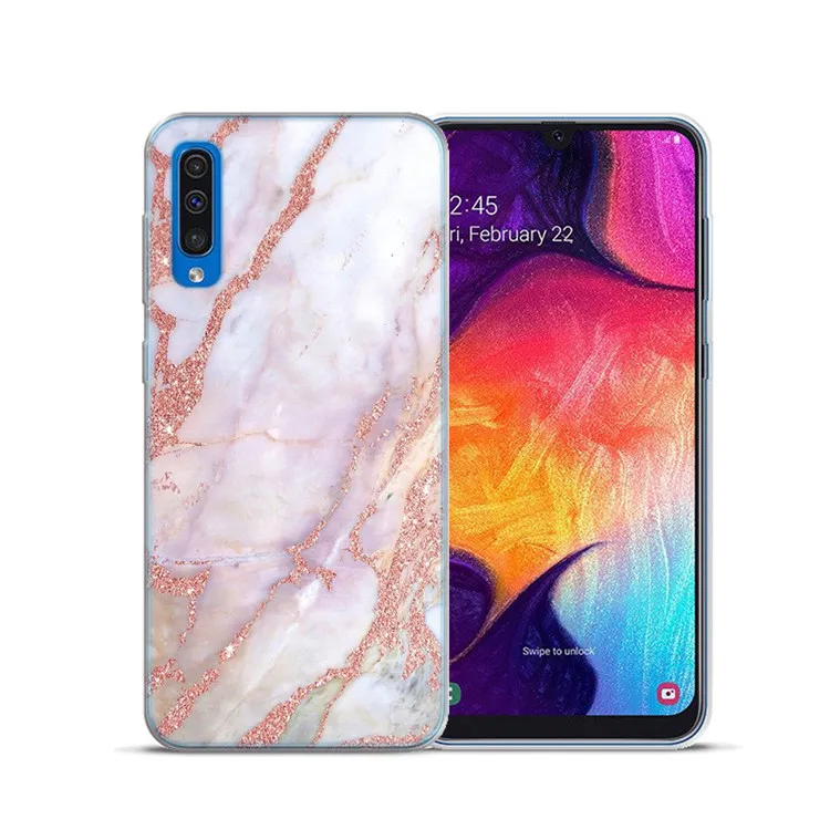 10 Мрамор в виде геометрических фигур мягкий чехол для Samsung Galaxy A3 A5 A7 A6 плюс A8 плюс A7 A9 A10 A20 A30 A40 A50 A60 A70 A80 - Цвет: 10