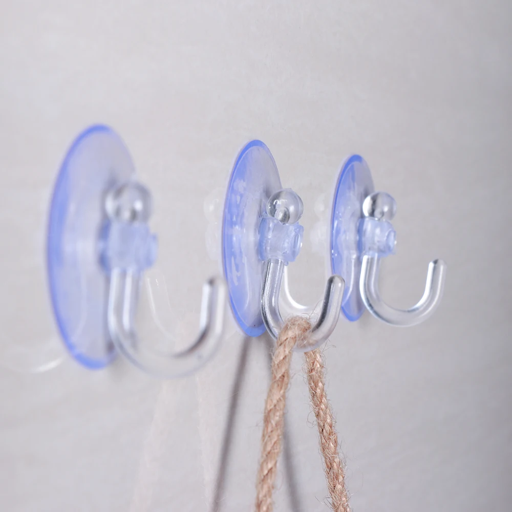 10 шт./компл. настенный крепкий крючок на присоске вешалки для двери приклеивающиеся чашки для окна всасывания Ванная комната Кухня прозрачные настенные петли подвесные