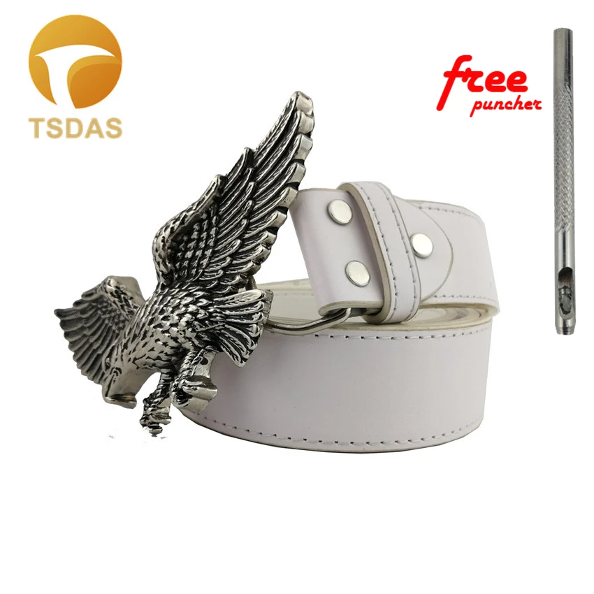 Cool 3D Eagle Belt Buckle 140*70mm Silver Metal Blet Head Fashion Men Women Gift | Дом и сад