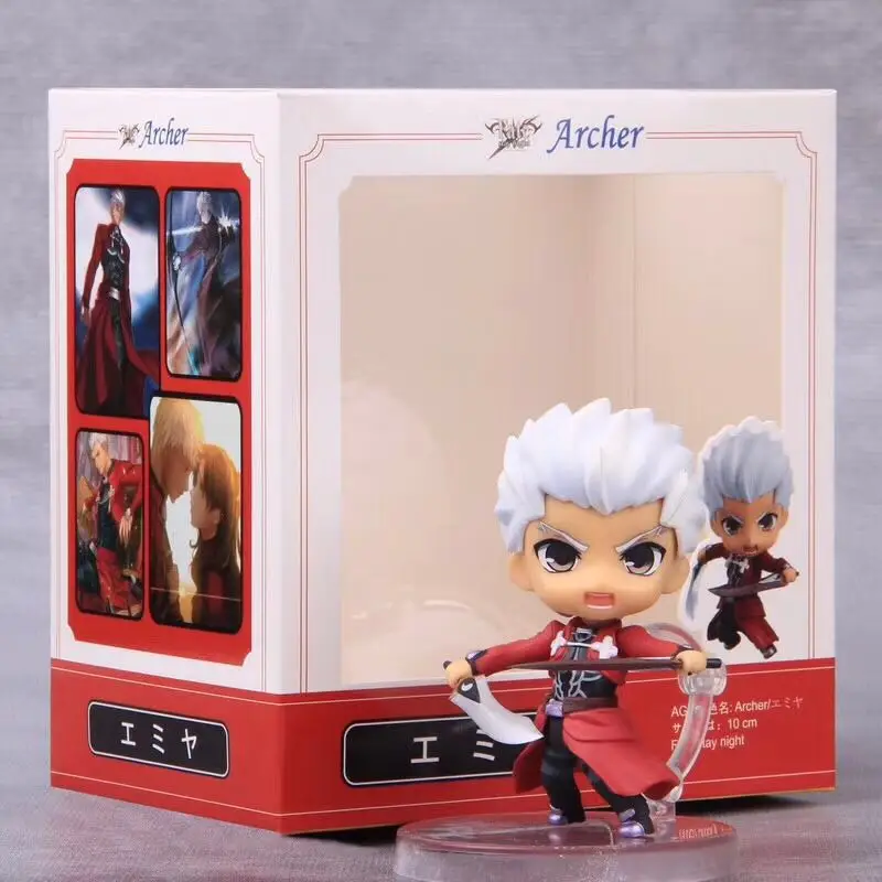 ПВХ фигурки героев аниме Fate Stay Night 2th Q version куклы модели игрушки подарки с коробкой