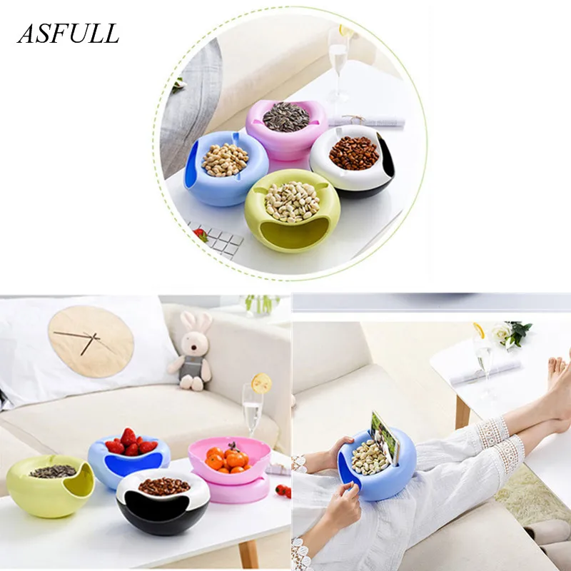 Креативная тарелка ASFULL с изображением орехов конфет семян дыни в гостиной блюдо