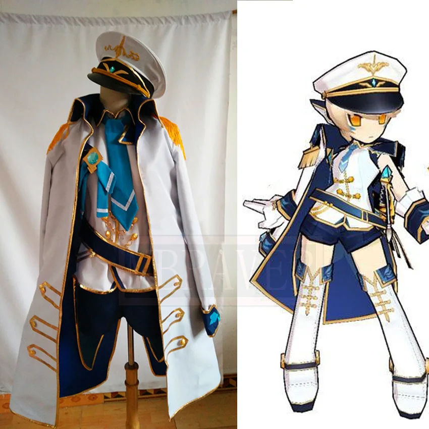ELSWORD ЕВА военно морской флот Косплэй костюм вечерние костюмы для хеллоуина наряд