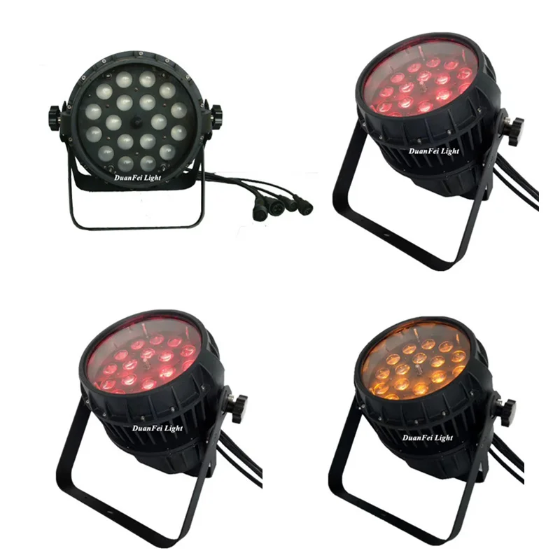 24 шт. 18x15 Вт с масштабированием светодиодный par rgbwa ip65 led can 5in1 наружный точечный