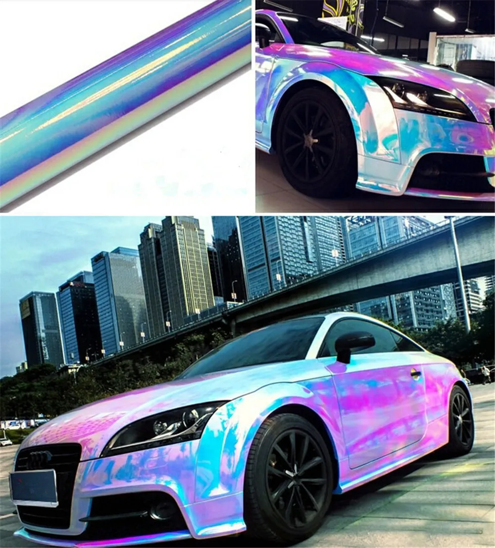 Автостайлинг SUNICE радужная электронная пленка для покрытия кузова автомобиля