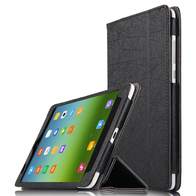 Тонкий Шелковый флип-чехол из ПУ кожи Магнитный умный чехол для сна Xiaomi Pad MiPad Mi 1