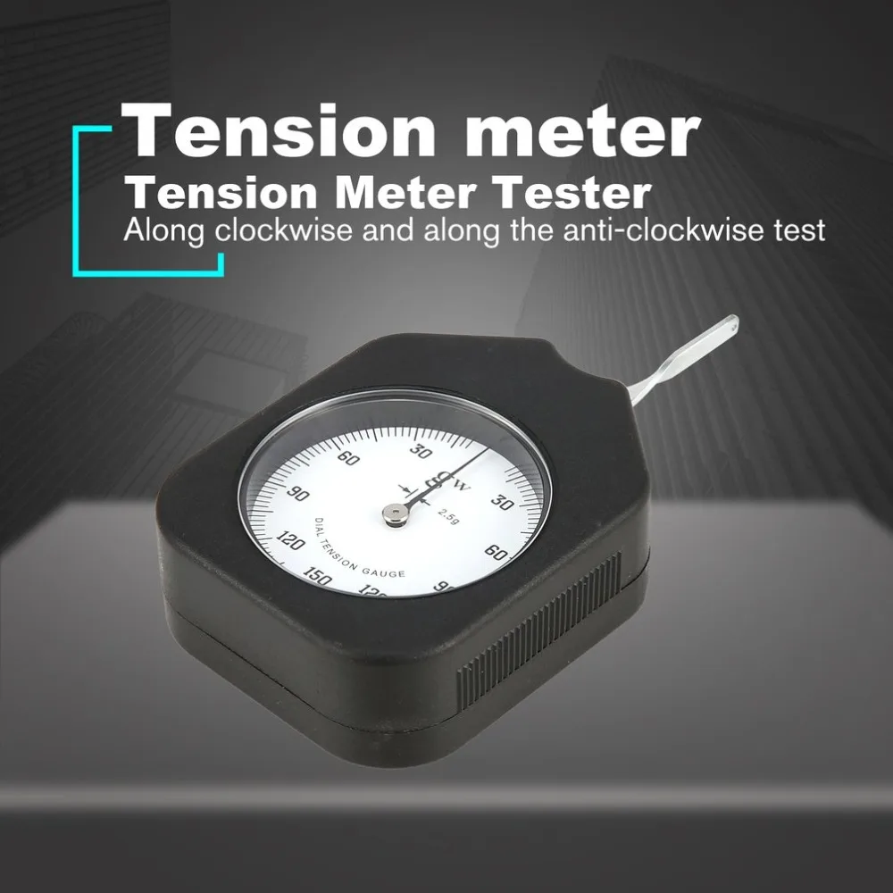 150g Analog Tensiometer Price with single pointer Dial Tension Gauge Meter Tester Tabular dynamometer Lateral tension meter | Инструменты