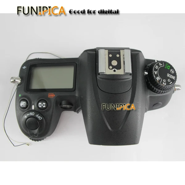 D7000 открытый блок для Никона D7000 верхняя крышка оболочки с флэш-доской Топ ЖК-замена D7000 Камера Ремонт Часть