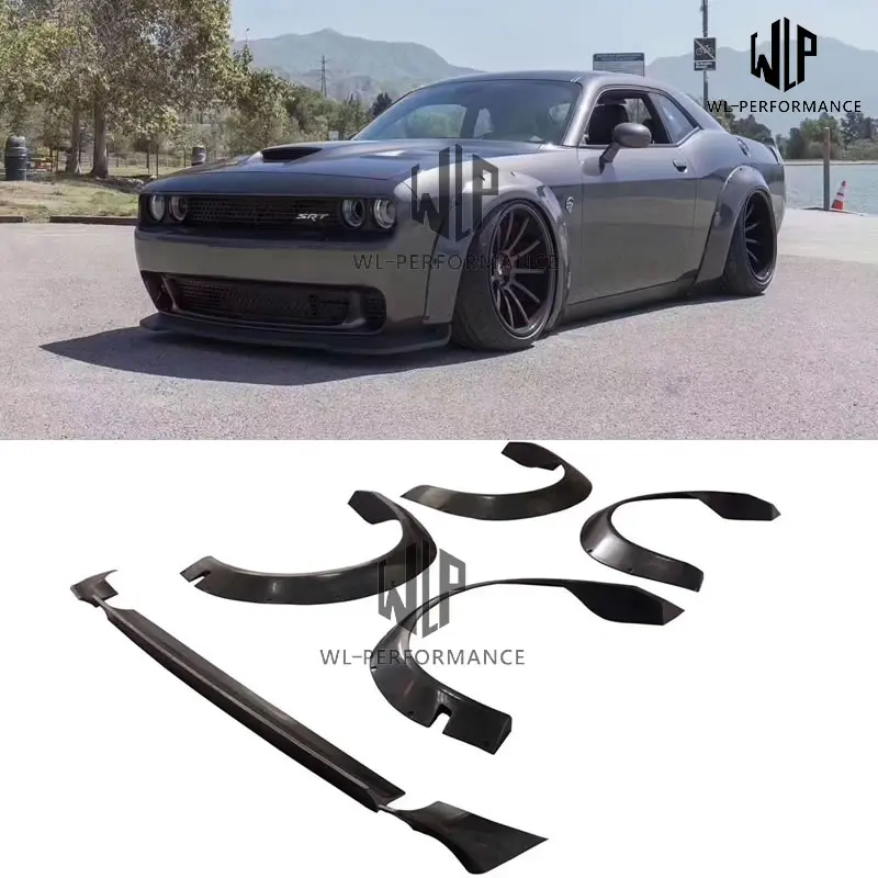 Высококачественный ФАП Неокрашенный стиль LB для стайлинга автомобиля Dodge Challenger