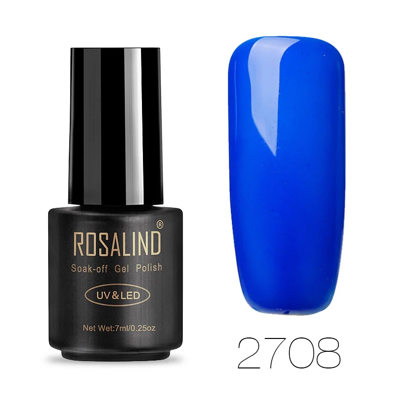 ROSALIND 7 мл; Гель-лак для ногтей серый красный зеленый фиолетовый отмачивающий гель полуперманентный лак УФ светодиодный лак для ногтей гель продлевающий половой акт лак для ногтей - Цвет: 2708