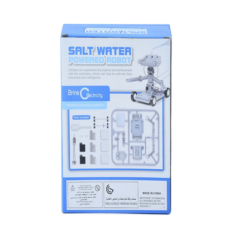 

DIY Funny Puzzle Toys Science and Technology Toys Salt Water Robot Experiment Set of Children's Toys for Kids Gift