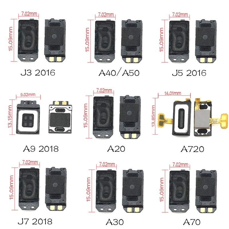 50 шт./лот для samsung A9 A8 A6 A7 J7 J6 J8 J4 2018/J3 J5 2016/A20 A30 A40 A50 A70 шлейф динамика звуковой
