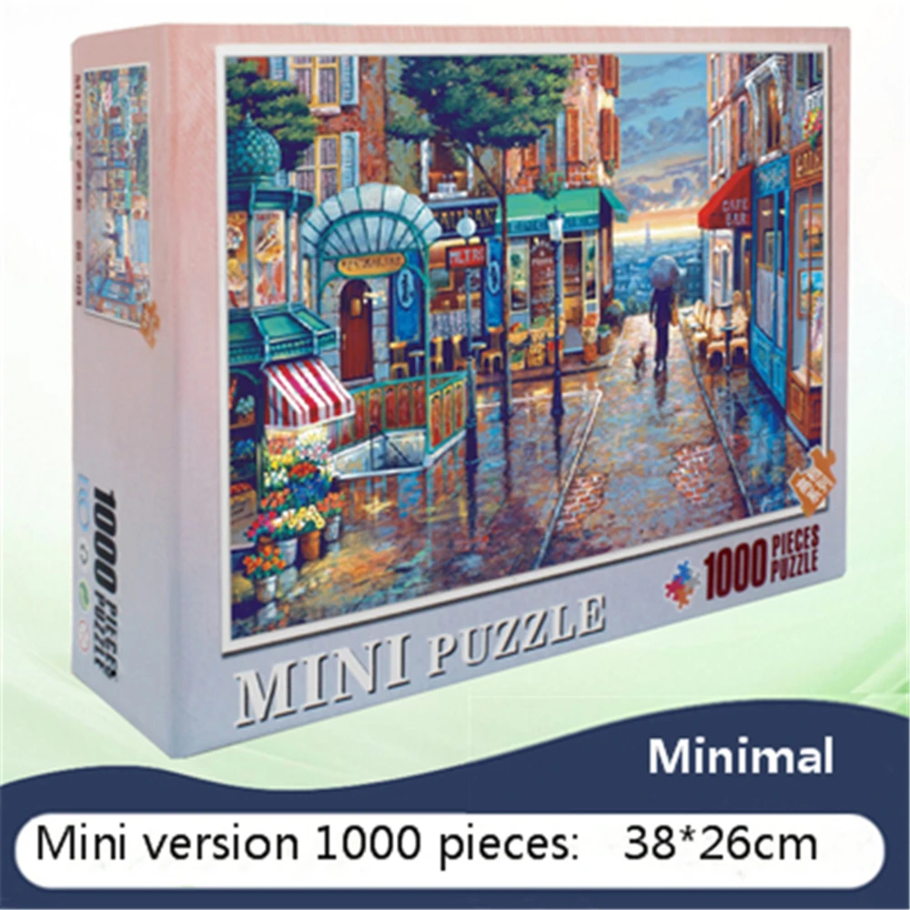 VAVIS TOVEYMini 1000 шт. самая маленькая 3d головоломка сложная древесная целлюлозная