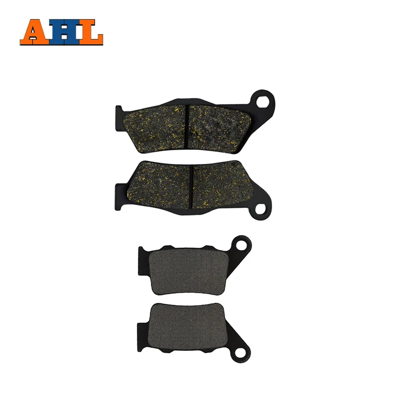 

AHL Motorcycle Front and Rear Brake Pads for SM 125 SM125 Supermoto -2000 Black Brake Disc Pad