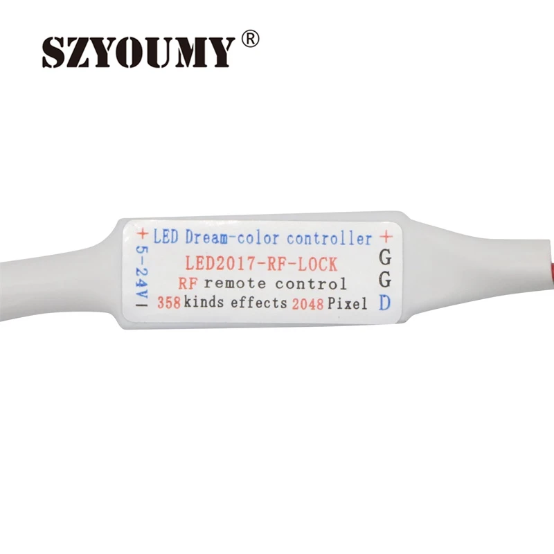 SZYOUMY SP103E RF контроллер 14key для DC5V WS2812 DC12V WS2811 Dream Color LED Strip Light 1 шт./лот|rf controller|controller