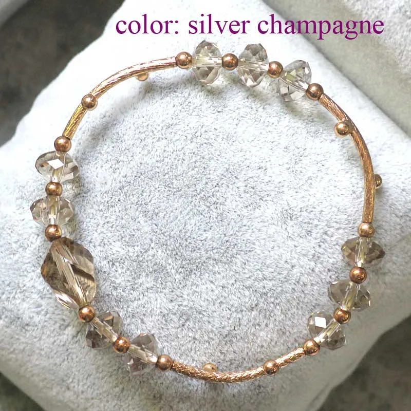 Модные браслеты и покрытые розой с кристаллами для женщин 3A51310-768 (WZ) модные