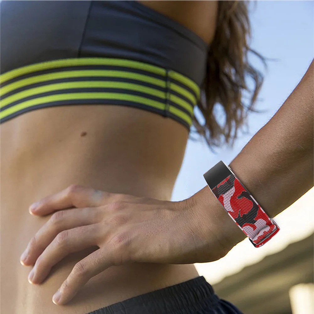 Ремешок силиконовый для часов Fitbit Charge 2 сменный спортивный мужской браслет