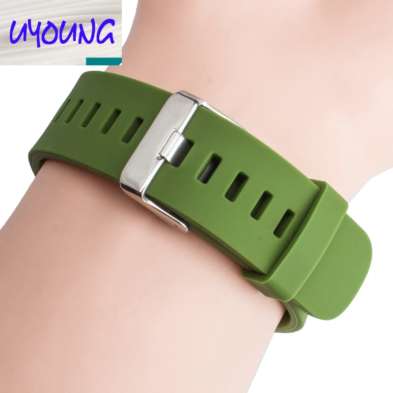Силиконовый ремешок watch band smart спорта на открытом воздухе резина мягкая и прочная