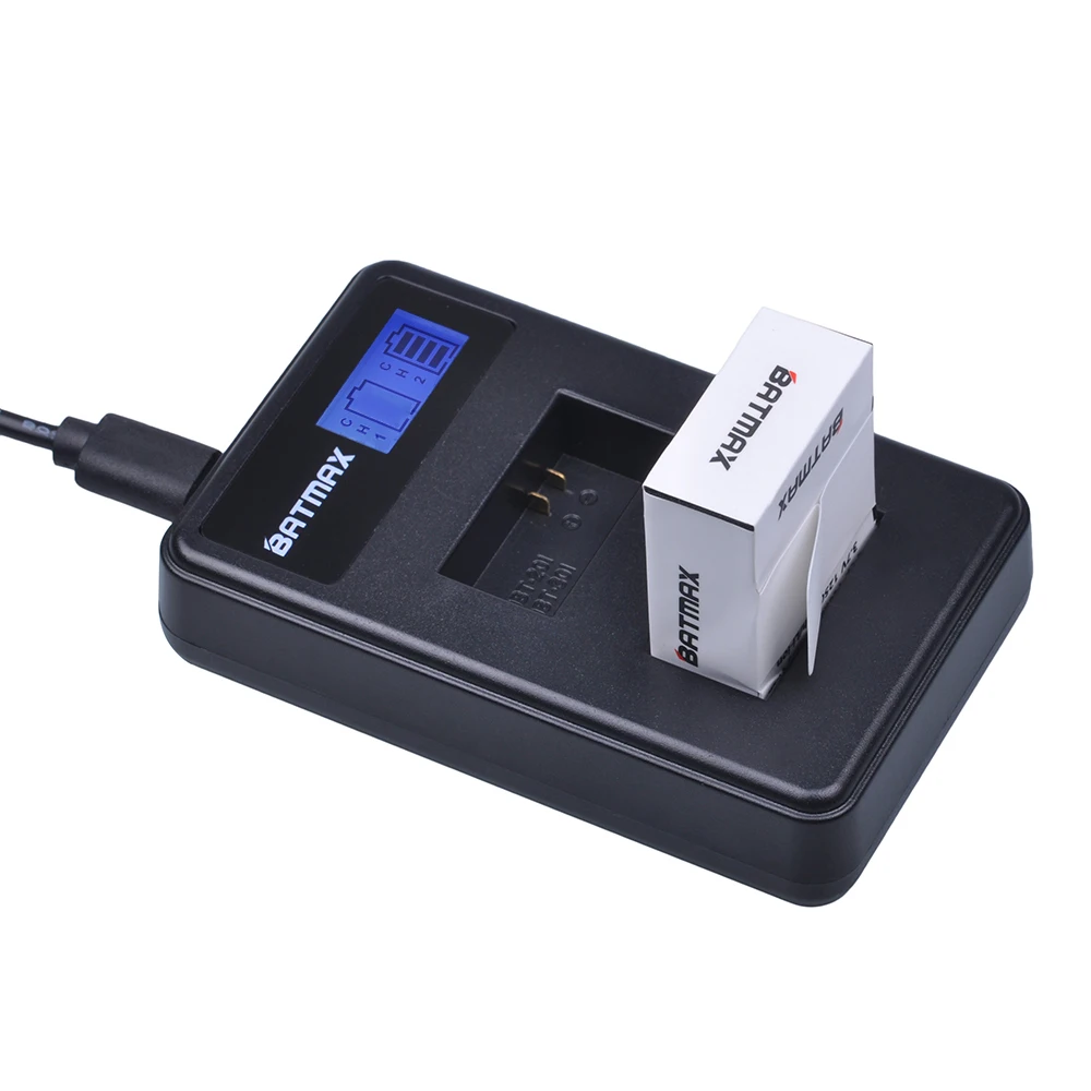 Аккумуляторные батарейки и зарядное устройство с двумя USB портами ЖК дисплеем