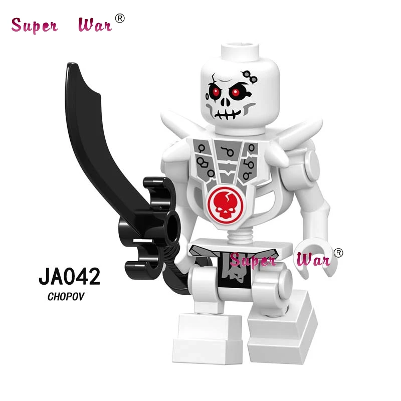 JA042 Одна модель строительных блоков серии действий кости Frakjaw Garmadon скелетные игрушки для детей - Цвет: JA042