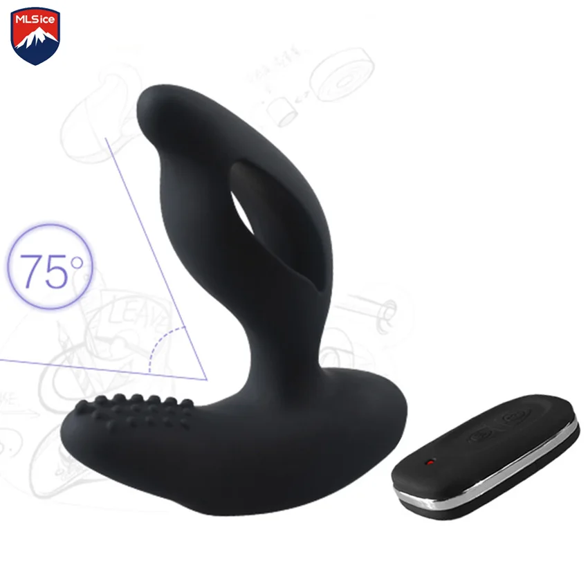 Mlsice Беспроводной Двухдвигательный Для мужчин массаж простаты Дистанционное