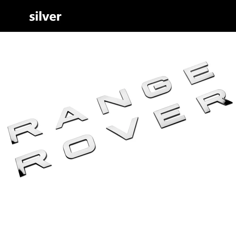 3d Range Rover хромированный матовый серебристый глянцевый черный капюшон передний