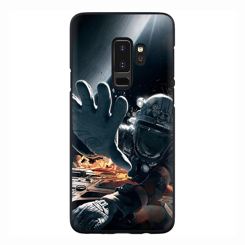 Trippy Art эстетический Космос астронавт мягкий чехол для телефона samsung Galaxy M10 20 30 S6 7 Edge S8 9 10 Plus S10E Note 8 9 - Цвет: B7