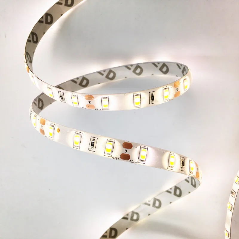 5 м/рулон 5630 Светодиодная лента DC12V 60 LED/M м 300led не водонепроницаемый SMD 5630/5730