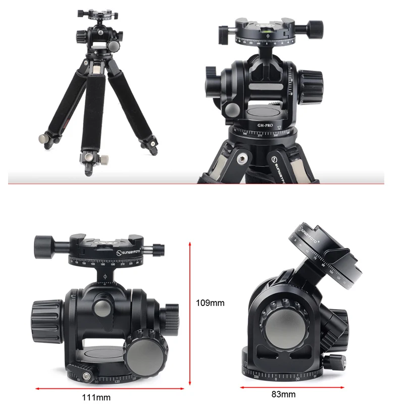 SUNWAYFOTO GH PRO зацепленный зажим для штатива Gitozo Manfrotto Benno PRO|Штативные головки| |