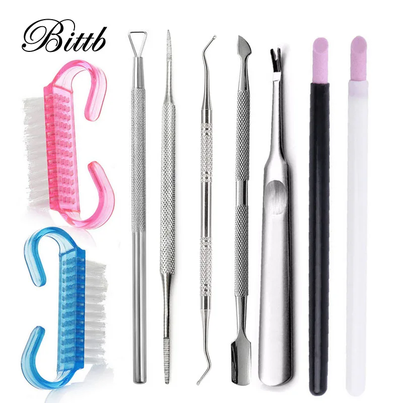 Bittb пилочки для ногтей крюк вросший корректор пилка УФ гель средство удаления