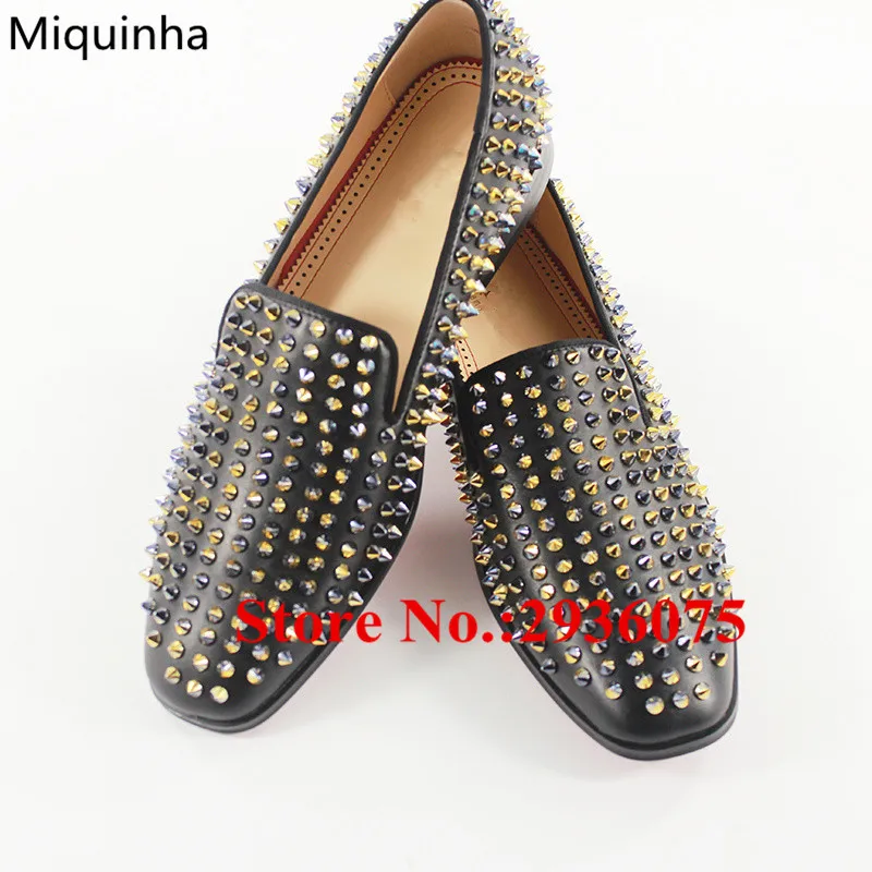 Настоящие фотографии в стиле панк для вечеринок Мужская Свадебная обувь замши