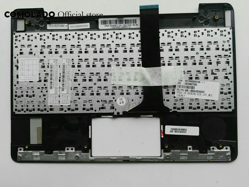 UK Keyboard For ASUS TF101 TF201 TF201T TF700T palmrest Upper cover Layout | Компьютеры и офис