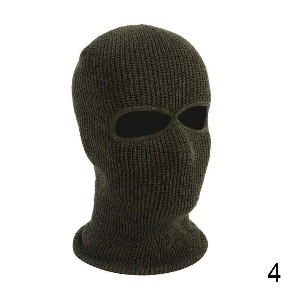 Army Green Мотоциклетная Балаклава маска на все лицо гибкий теплый шлем лайнер снаряжение для езды на лыжах Пейнтбол сноуборд велосипед ветрозащитная моторная шапка - Цвет: Army Green