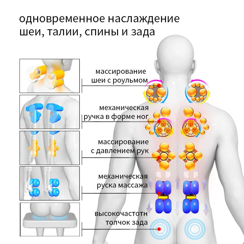 Angelruila Электрический массажер для тела вибрирующий шейный массаж устройство