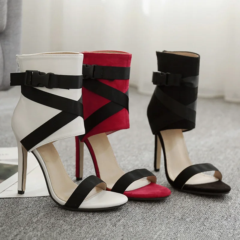 Женская обувь женские босоножки с острым носком на высоком каблуке