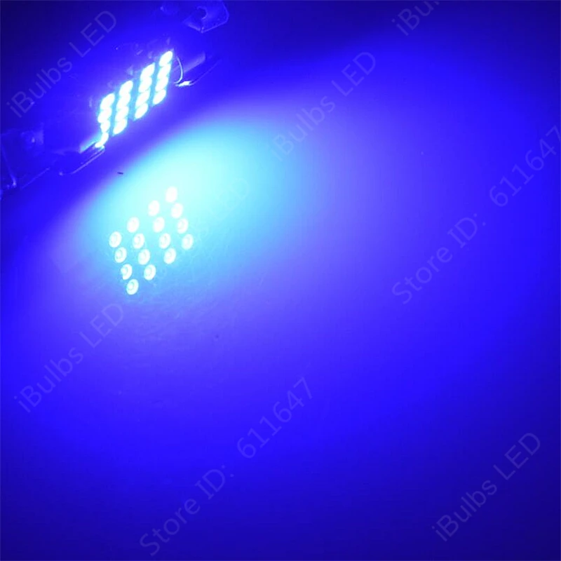 100 шт. супер яркий C5W 3528 1210 16 SMD СВЕТОДИОДНЫЙ Автомобильный купольный светильник гирлянда интерьерные лампочки 31 мм 36 мм 39 мм 41 мм авто освещение на крыше автомобиля