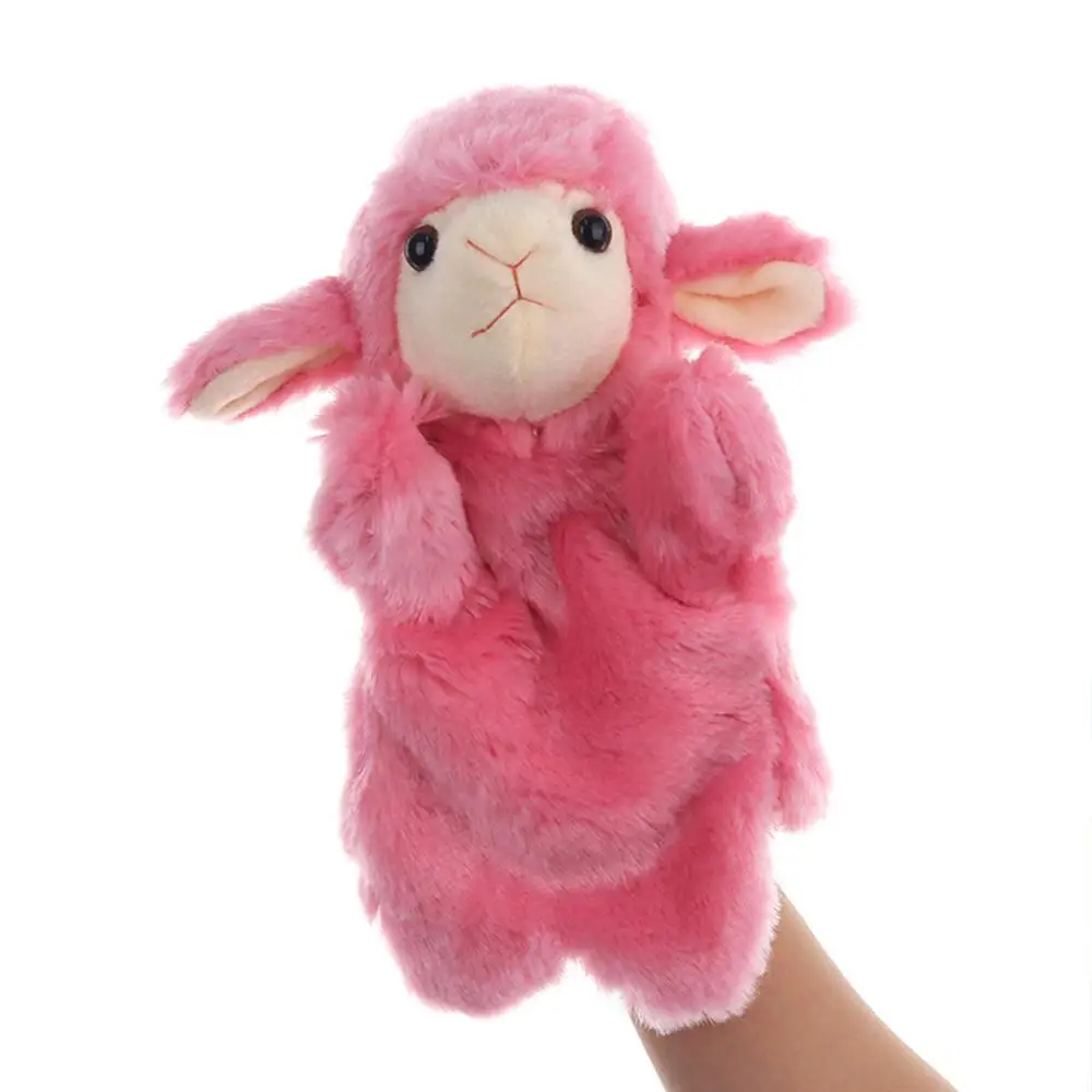 Y45089 Горячая 28 цветов Kawaii крошечное животное ручная кукла марионета марионетка куклы плюшевые игрушки слон кошка собака печать обучения Детские игры Реквизит - Цвет: Y45089
