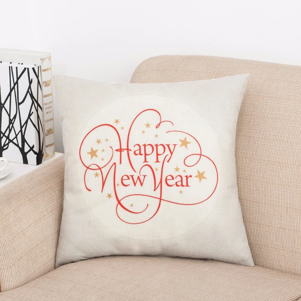 2018 Рождественский Чехол на подушку Наволочка Рождество квадратная наволочка