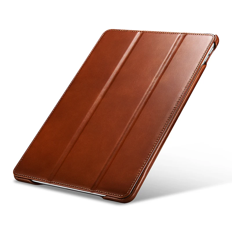 Оригинальный Винтажный чехол ICARER из натуральной кожи для Apple iPad Air 2019 роскошный