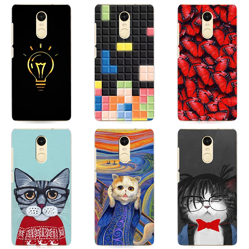 For Xiaomi Redmi Note 4X Case Soft Silicone Back Cover Cases Painting Abstract TPU Coque Patterned Shell Skin |